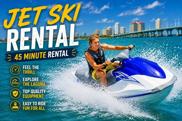 45-Minute Jetski Rental in South Padre Island - Photo 1 of 8